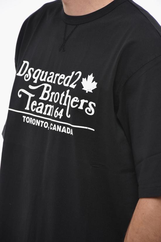  디스퀘어드2 반팔 티셔츠 S74GD1178 S24583 900 Black - DSQUARED2