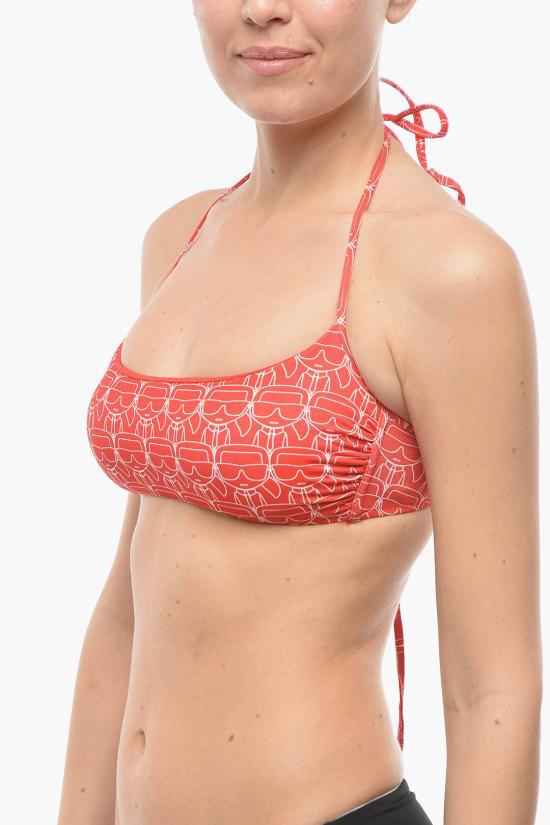  칼라거펠트 비키니 수영복 KL22WTP14 RED Bianco Rosso - KARL LAGERFELD