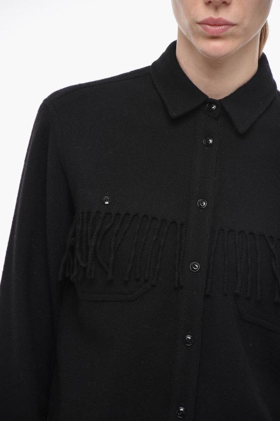  울리치 블라우스 CFWWOS0026FRUT2378 100 Black - WOOLRICH