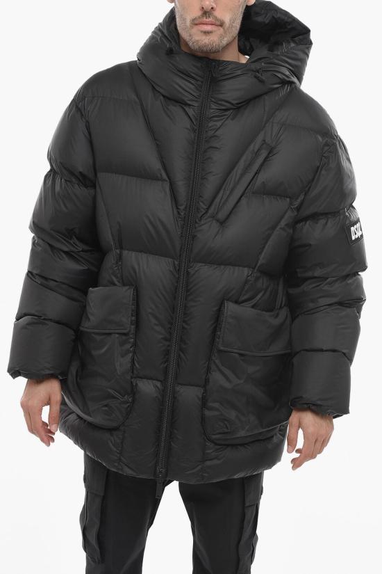  디스퀘어드2 롱패딩 S74AM1392 S54130 900 Black