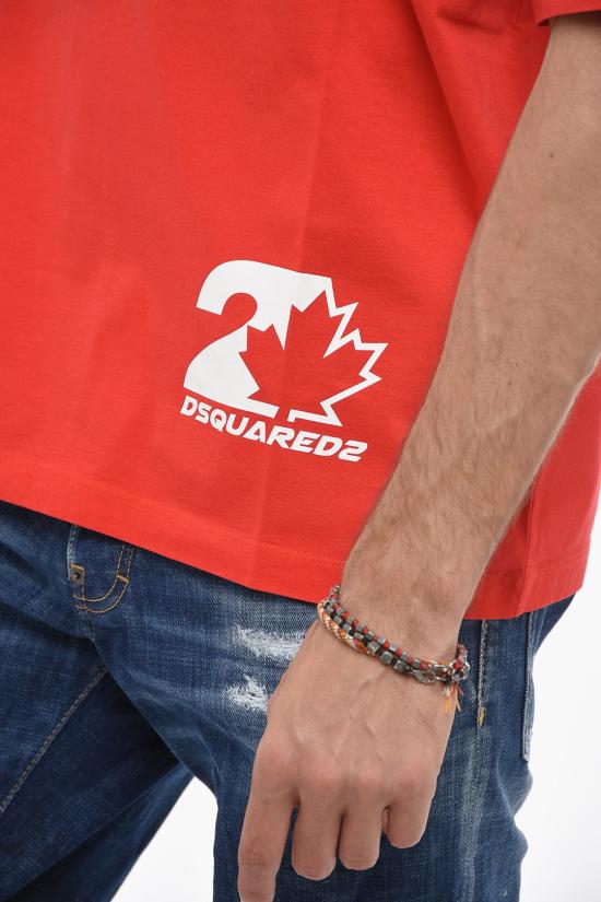  디스퀘어드2 반팔 티셔츠 S74GD1198 S23009 312 Red - DSQUARED2