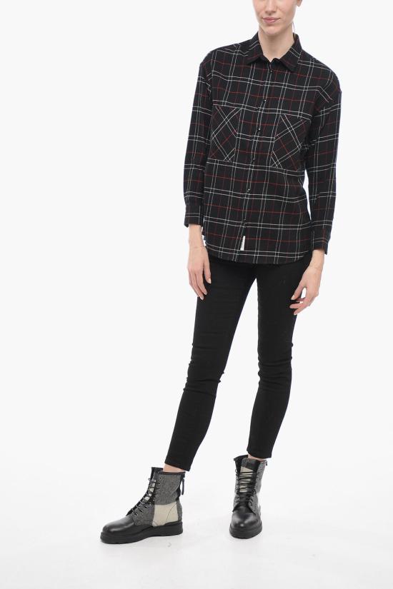  울리치 블라우스 CFWWSI0066FRUT1796 1564 Black - WOOLRICH