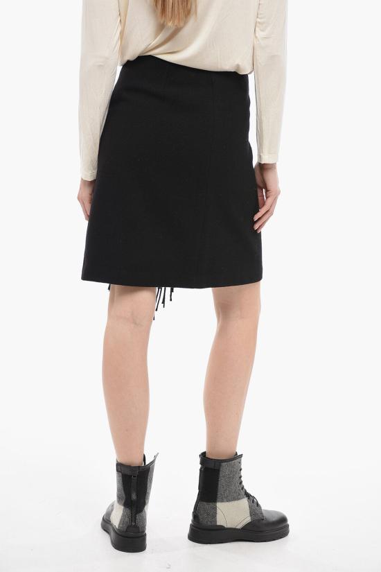  울리치 미디 스커트 CFWWSK0023FRUT2378 100 Black - WOOLRICH