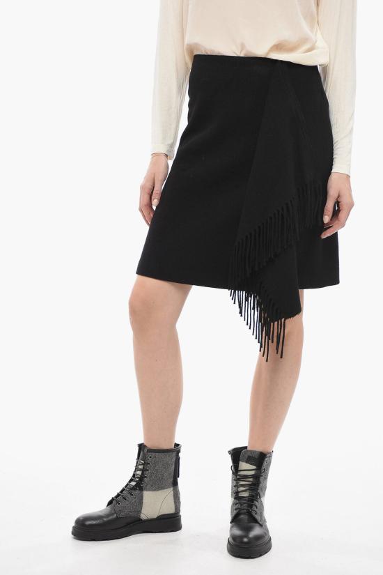  울리치 미디 스커트 CFWWSK0023FRUT2378 100 Black