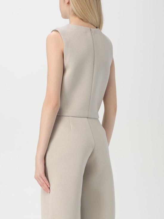 24FW 에스막스마라 민소매 티셔츠 2429946012600 002 Yellow Cream - 'S MAX MARA