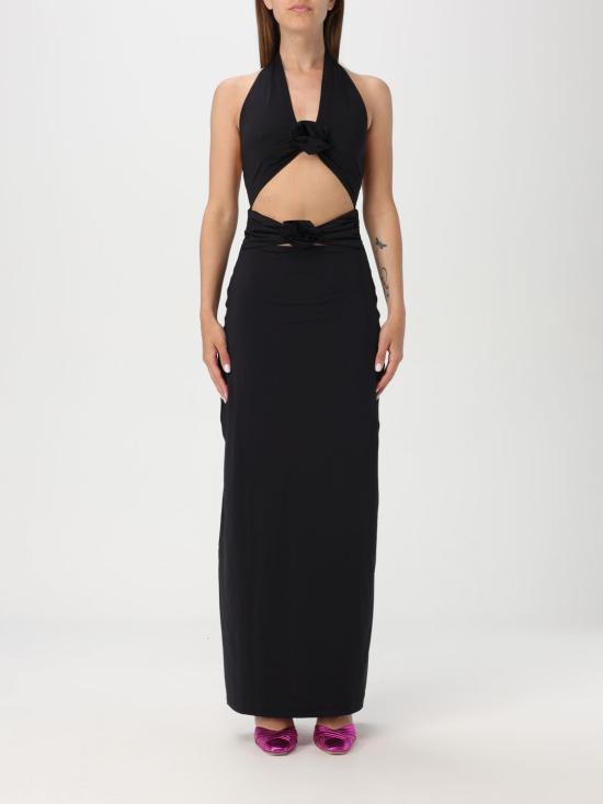  메이겔 코로넬 롱 원피스 VT 075 BLK Black