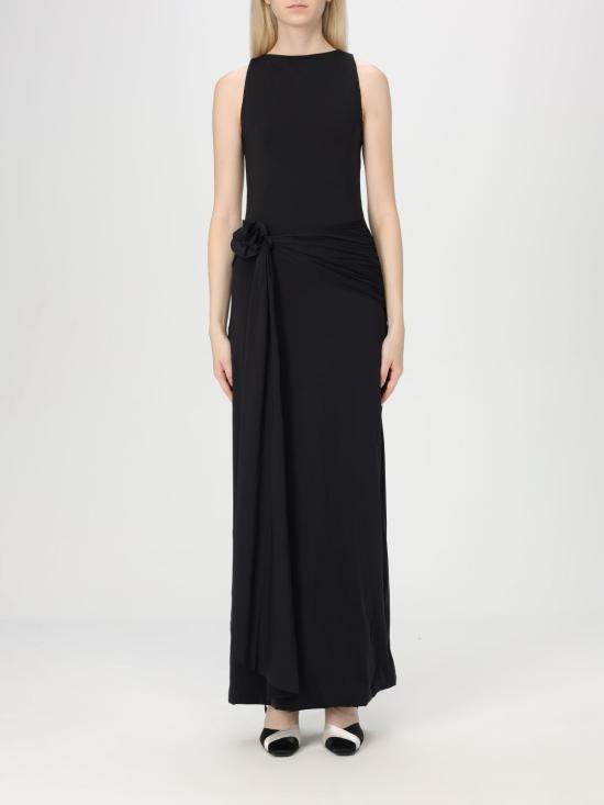  메이겔 코로넬 롱 원피스 VT 076 BLK Black