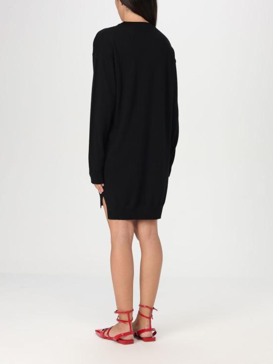 24FW 모스키노 숏 원피스 04948203 3555 Black - MOSCHINO