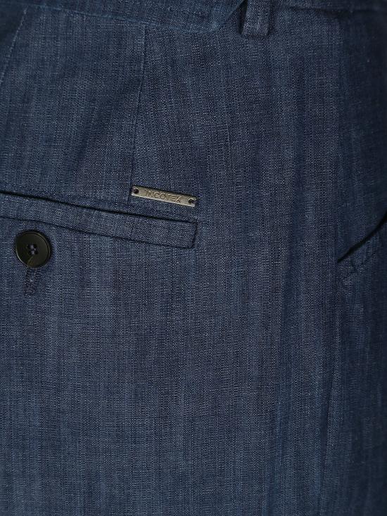  인코텍스 스트레이트 팬츠 A07790424 810 BLU CHIARO AZZURRO - INCOTEX
