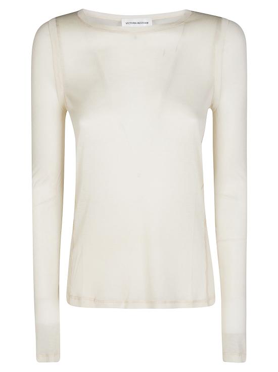  빅토리아 베컴 / 여성 롱 슬리브 티셔츠 A07791239 BIRCH Panna BPG