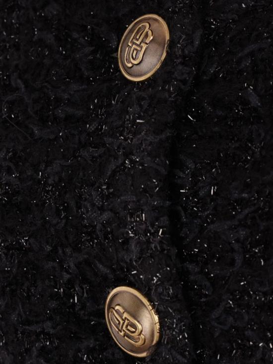 24FW 발렌시아가 가디건 793604 T3328 1000 BLACK - BALENCIAGA
