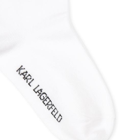 24FW [키즈] 칼라거펠트 발목 양말 Z30348 10P WHITE - KARL LAGERFELD