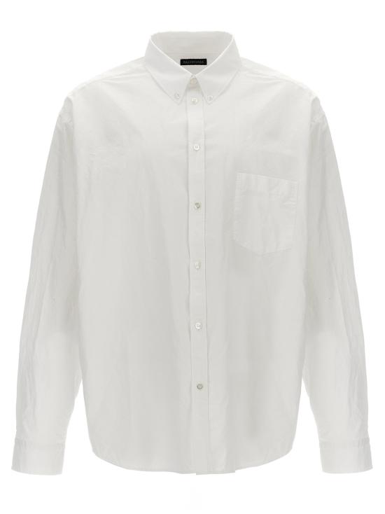 25FW 발렌시아가 긴팔 셔츠 794583TNM609000 White