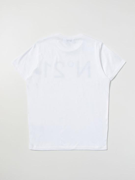 25FW [키즈] 누메로벤투노 티셔츠 N21173N0153 0N100 White - N°21