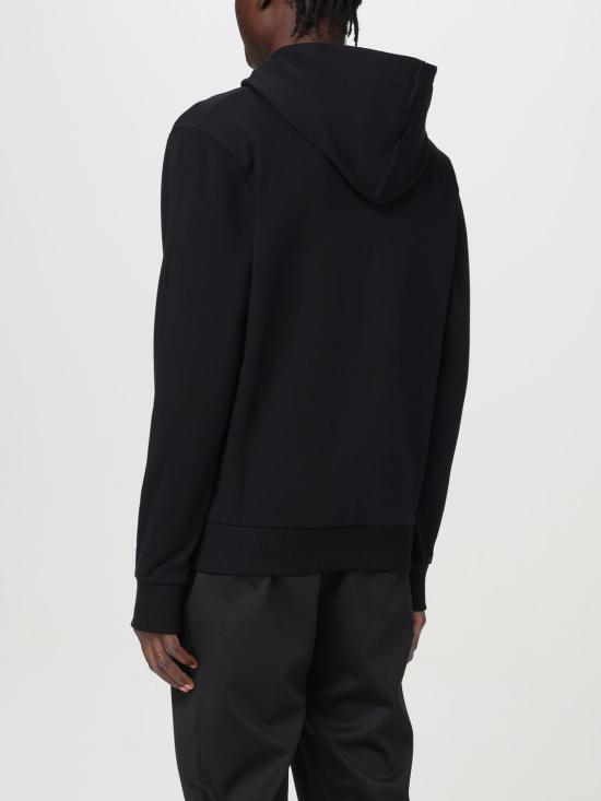 25FW 발망 후드 티셔츠 DH1JR002BB65 EAB Black - BALMAIN