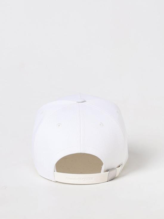 24FW 알렉산더 맥퀸 모자 7953274105Q 9074 White - ALEXANDER MCQUEEN