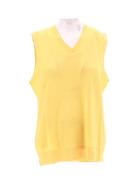  모데스 가먼츠 니트 베스트 MGKNIT2 000 GIALLO