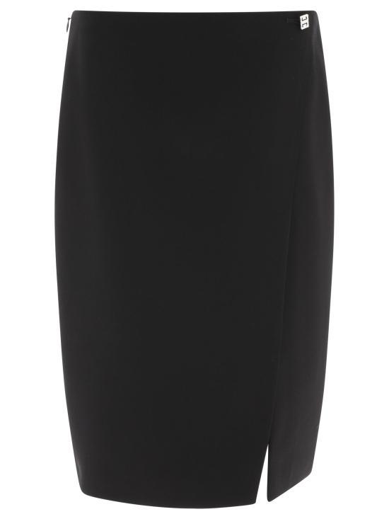 24FW 지방시 롱 스커트 BW40V615CT001 Black