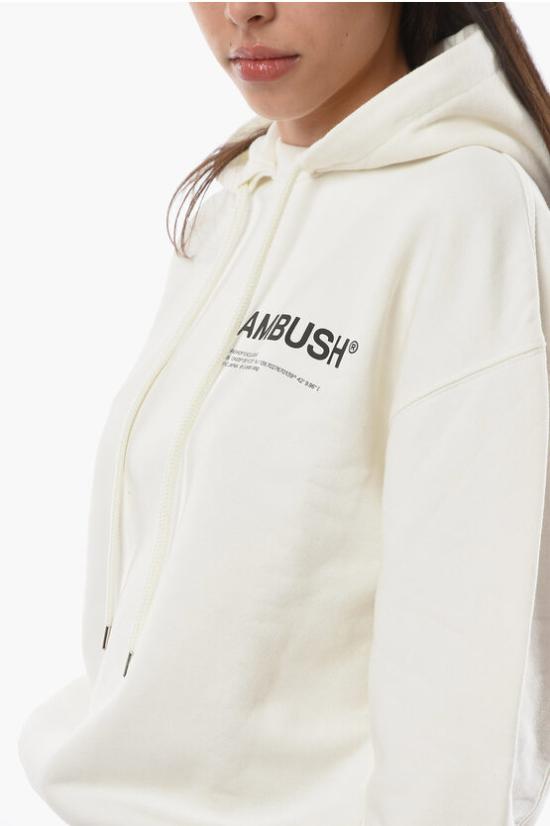  엠부시 후드 티셔츠 BWBB003F21FLE0010310 White - AMBUSH