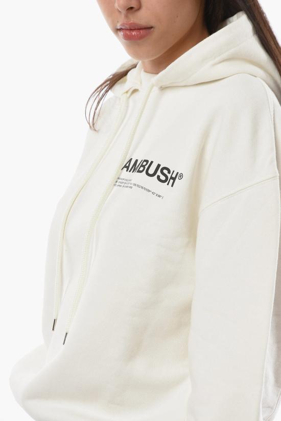  엠부시 후드 티셔츠 BWBB003F21FLE0010310 White - AMBUSH