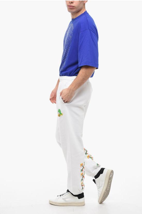 오프화이트 트레이닝/조거 팬츠 OMCH029S23FLE0020184 White - OFF WHITE