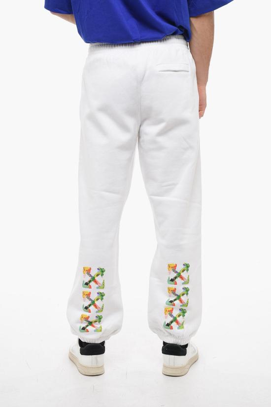  오프화이트 트레이닝/조거 팬츠 OMCH029S23FLE0020184 White - OFF WHITE