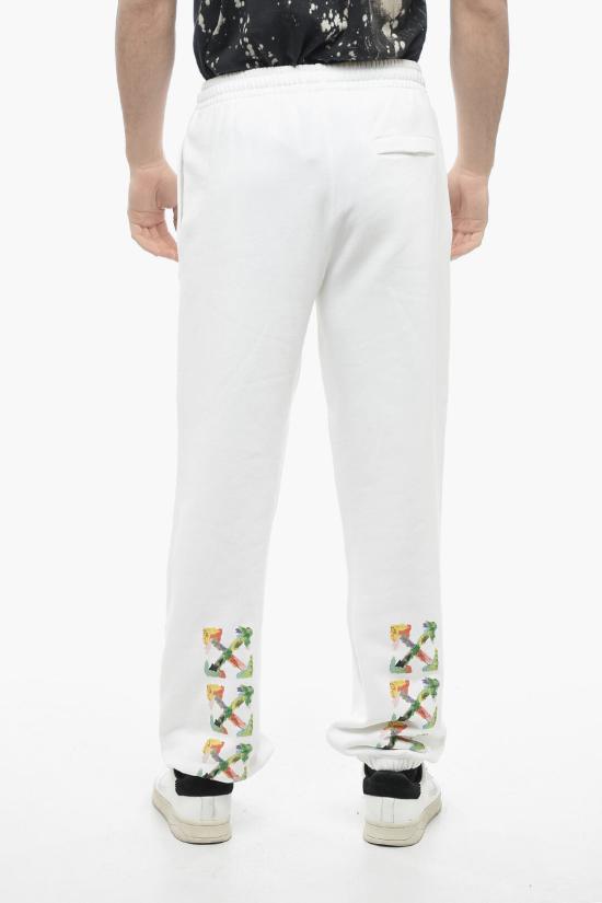  오프화이트 트레이닝/조거 팬츠 OMCH029S23FLE0020184 White - OFF WHITE