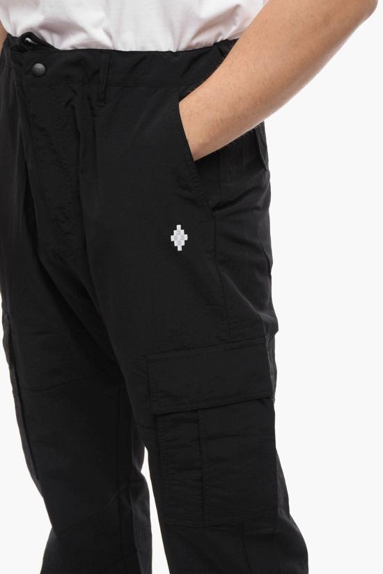  마르셀로 불론 트레이닝/조거 팬츠 CMCF014F22FAB0011001 Black - MARCELO BURLON