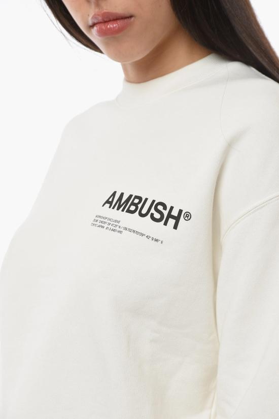  엠부시 긴팔 티셔츠 BWBA005F21FLE0010310 White - AMBUSH