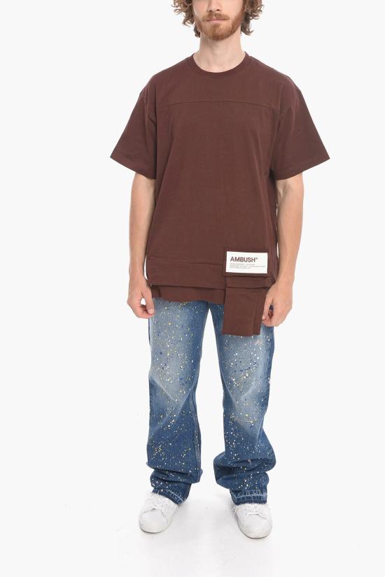  엠부시 반팔 티셔츠 BMAA004F21JER0012803 Brown - AMBUSH
