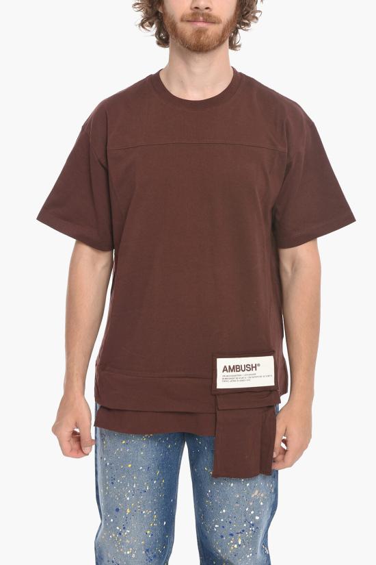  엠부시 반팔 티셔츠 BMAA004F21JER0012803 Brown