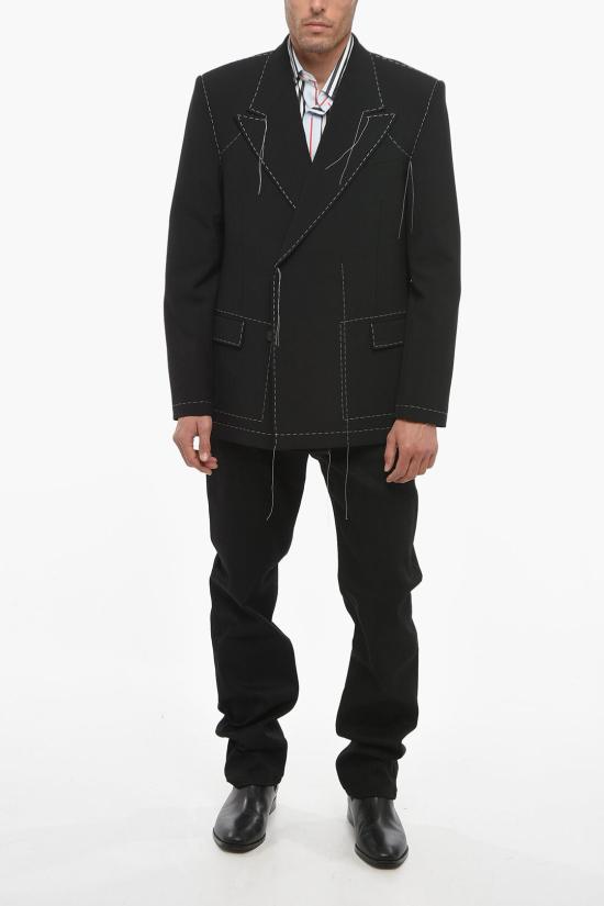  오프화이트 수트 자켓 OMEW001S23FAB0031001 Black - OFF WHITE