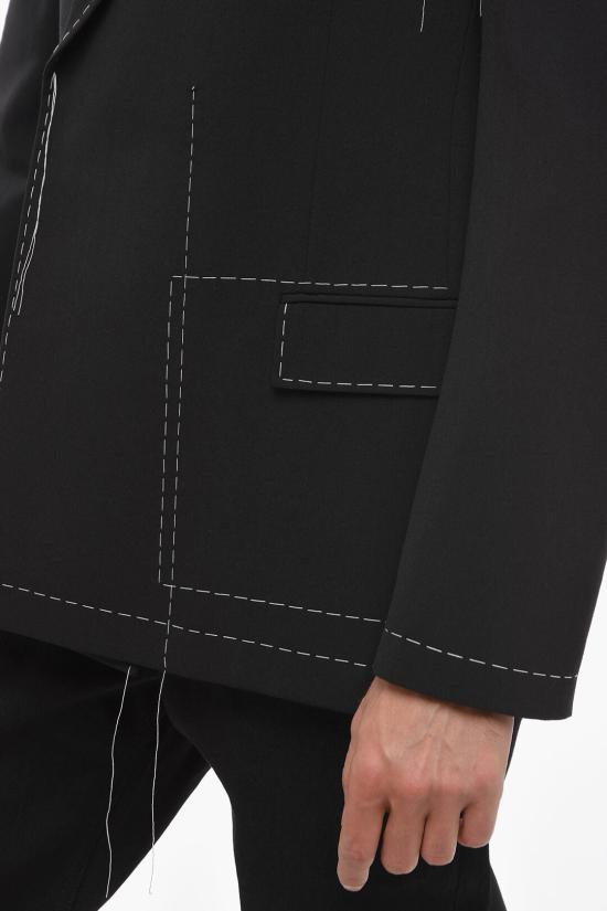  오프화이트 수트 자켓 OMEW001S23FAB0031001 Black - OFF WHITE