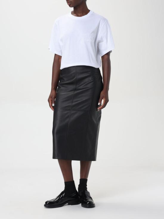 25FW 막스마라 반팔 티셔츠 2421946021600 001 White - MAX MARA