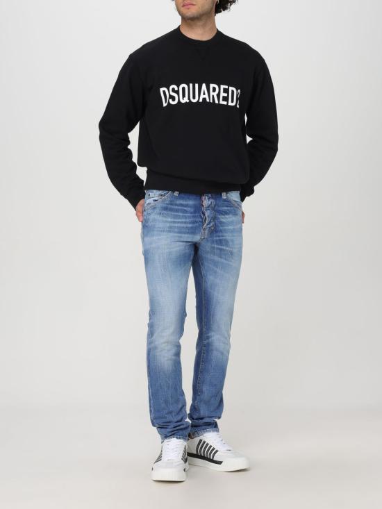 25FW 디스퀘어드2 긴팔 티셔츠 S74GU0663D25002 900 Black - DSQUARED2