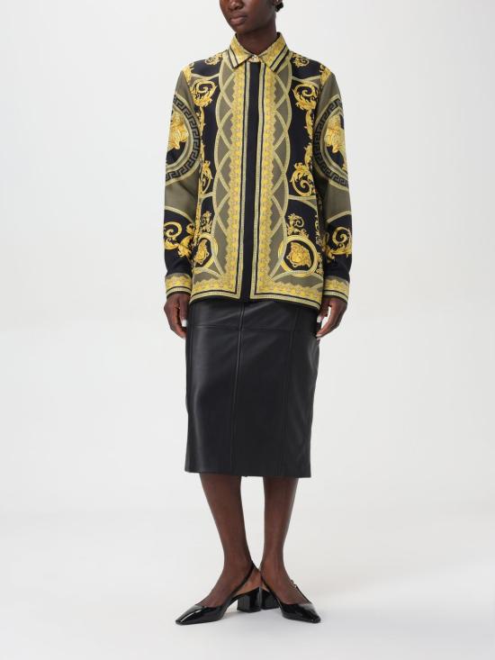 25SS 베르사체 블라우스 10013601A11528 5BC60 Black - VERSACE