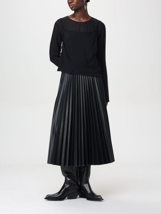 24FW MM6 메종마르지엘라 롱 스커트 S52MA0195S53057 900 Black - MM6 MAISON MARGIELA