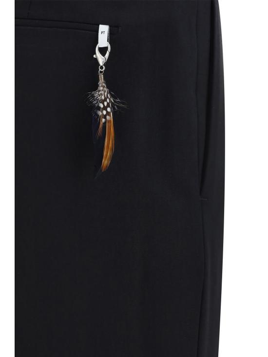  판탈로니 토리노 스트레이트 팬츠 COAFX0Z00FWDTO55 0990 BLACK - PANTALONI TORINO