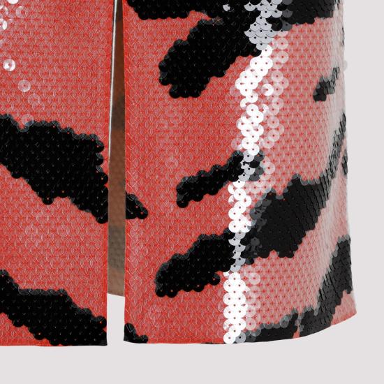  보테가베네타 미디 스커트 729633 V2OM0 2715 MAPLE BLACK - BOTTEGA VENETA