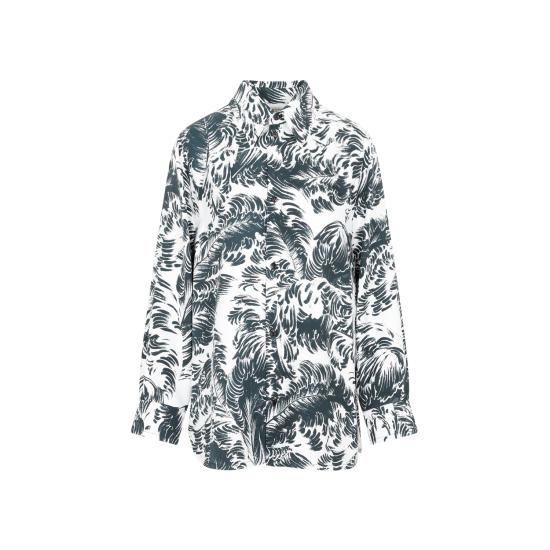  보테가베네타 셔츠 748155 V2UO0 9088 CHALK INKWELL - BOTTEGA VENETA