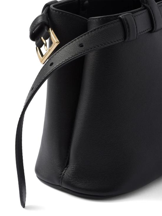26FW 프라다 버클 스몰 가죽 핸드백 1BA418VOOO2CYS F0002 NERO - PRADA