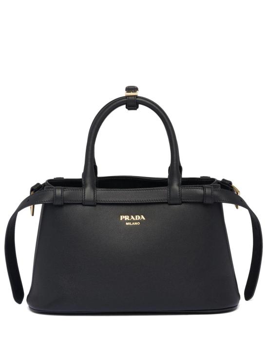 26FW 프라다 버클 스몰 가죽 핸드백 1BA418VOOO2CYS F0002 NERO