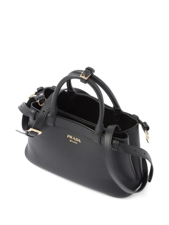 25SS 프라다 버클 스몰 가죽 핸드백 1BA418VOOO2CYS F0002 NERO - PRADA