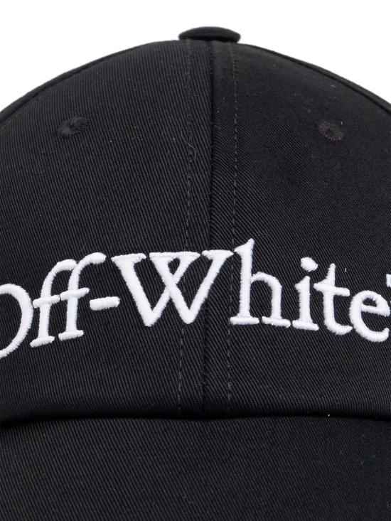 24FW 오프화이트 볼캡 OWLB045C99FAB001 1001 BLACK WHITE - OFF WHITE