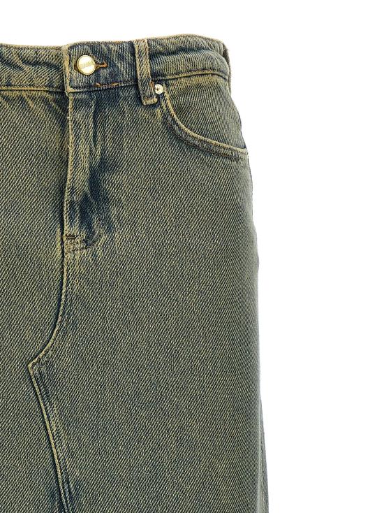 24FW 가니 데님 스커트 J1477886 - GANNI