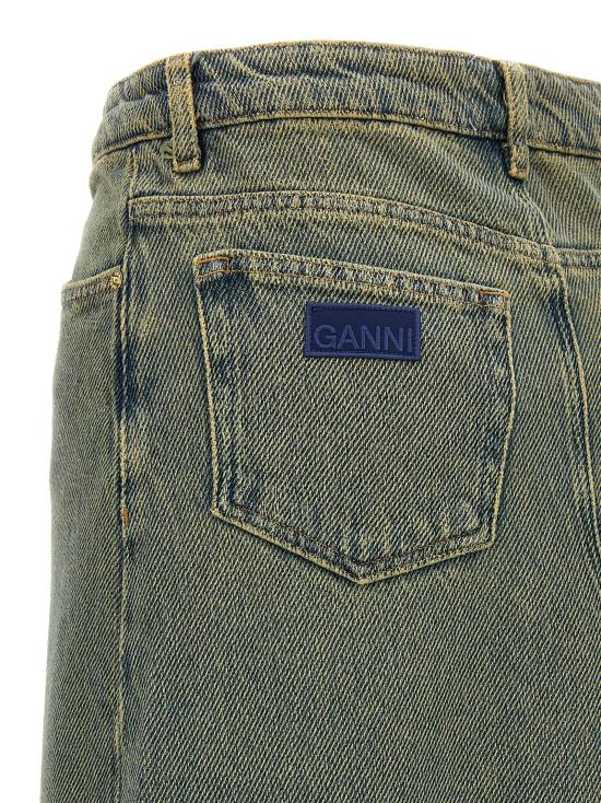24FW 가니 데님 스커트 J1477886 - GANNI