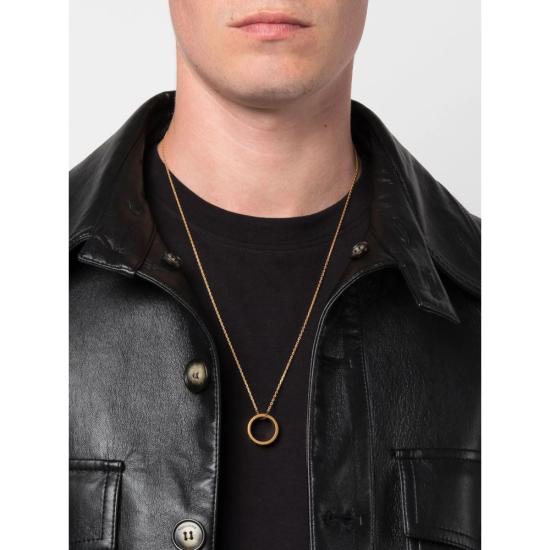 24FW 마르지엘라 네크리스 SV0129 SI8UU0001 950 GOLD - MAISON MARGIELA