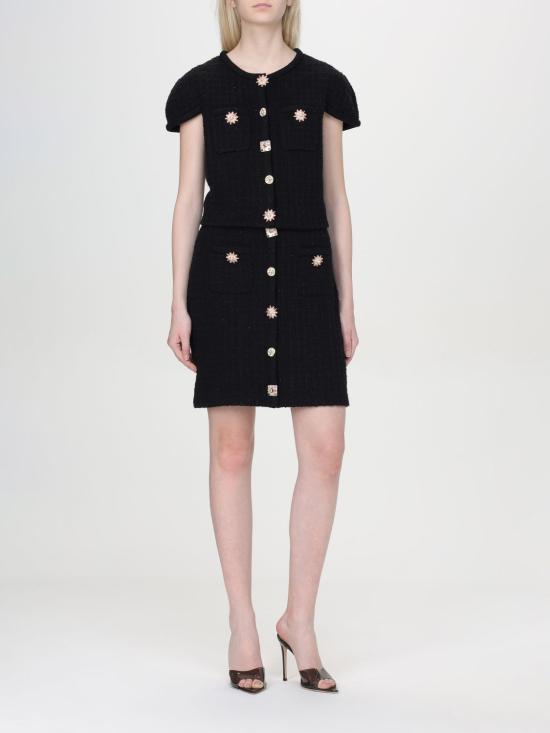 24FW 셀프 포트레이트 숏 스커트 PF24128SK BLACK Black - SELF PORTRAIT