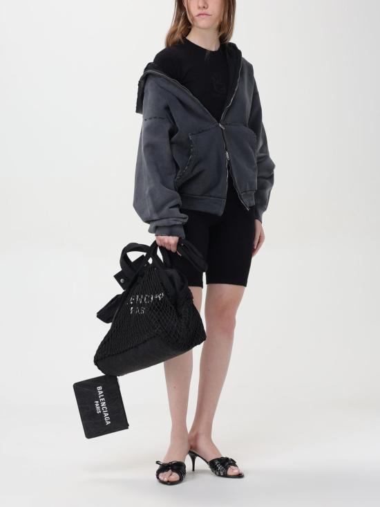 24FW 발렌시아가 숏팬츠 796117T3330 1000 Black - BALENCIAGA