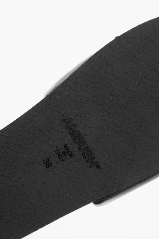  엠부시 뮬/슬리퍼 BMIC001F21LEA0011010 Black - AMBUSH